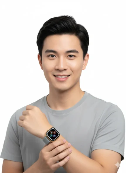 Ultra 2 Smart Watch 24K Gold Edition with AMOLED Display, Bluetooth Calling & 6 Interchangeable Straps - Men's/Women's Fitness Tracker Bundle - Image 2