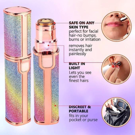 Portable Flawless Rechargeable Hair Remover for Women - Image 5